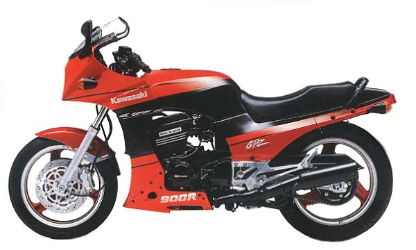 Kawasaki GPZ 900R A7 Modell 1990
