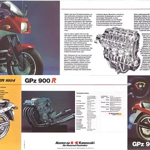 GPZ900R A2 Prospekt Komplett
So wurde meine damals beworben