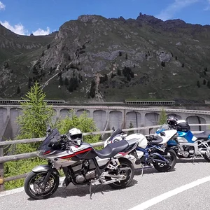 Erste Dolomitentour 2017 mit der ZRX . Geht gut die Berge hoch und macht wirklich Spaß