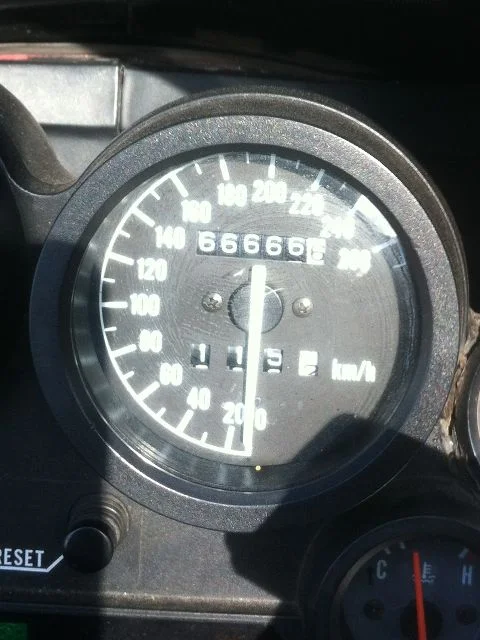 66666,6 km! Soll ja Glück bringen :-)
