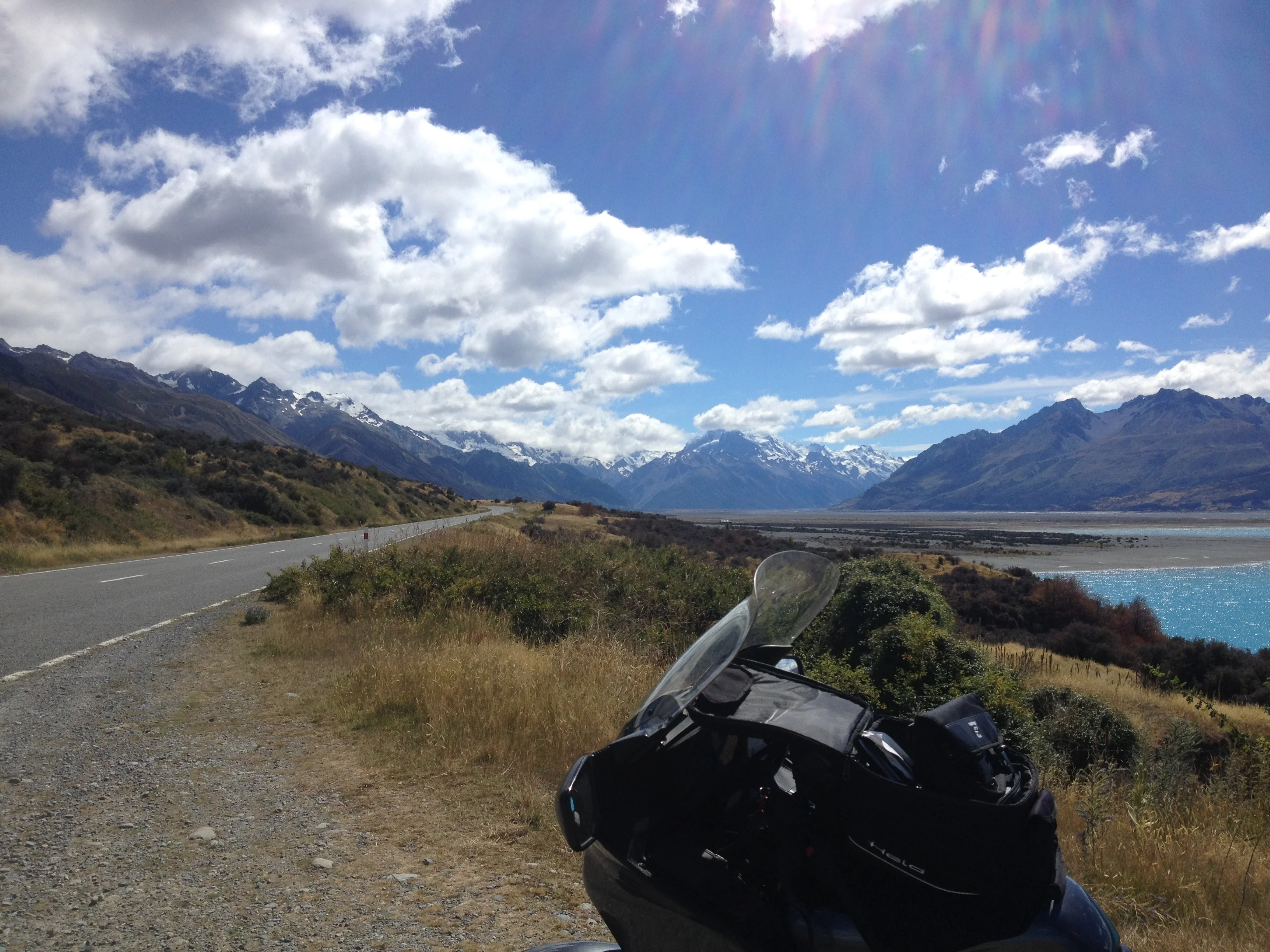Am Lake Pukaki Richtung Mount Cook
