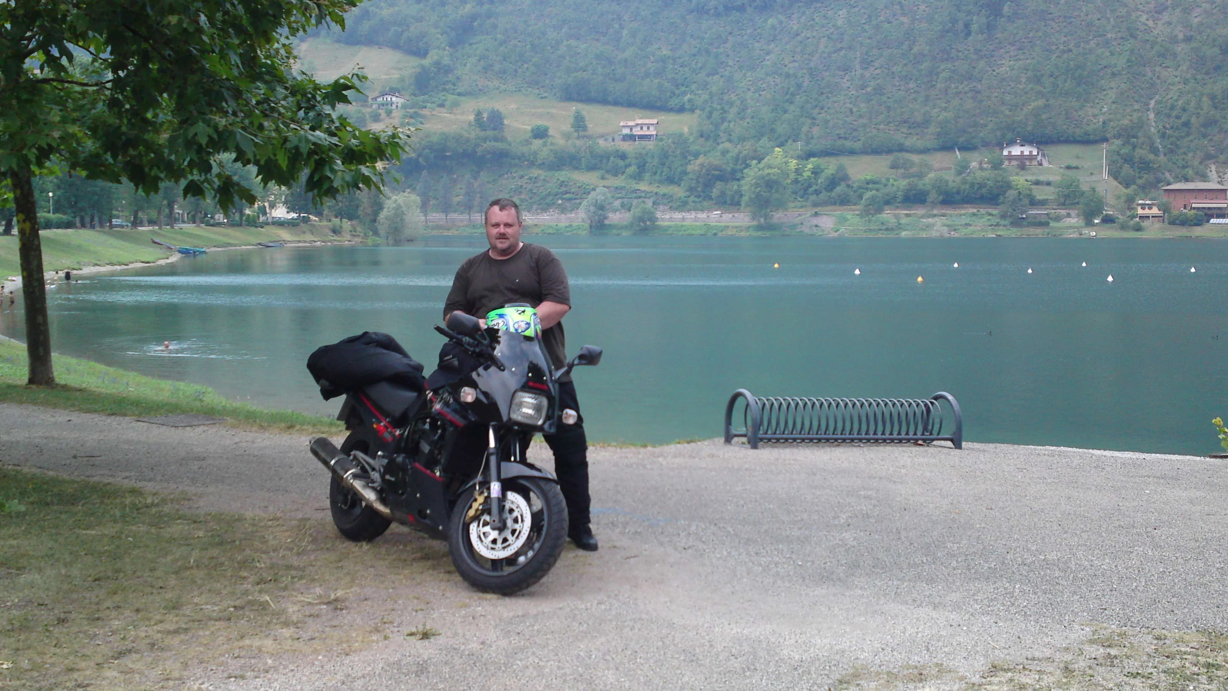 Am See, war übelst warm